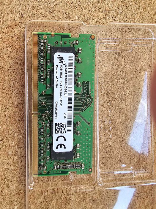 8GB RAM Memory PC4-3200 Micron Technology Inc.64172187010306120