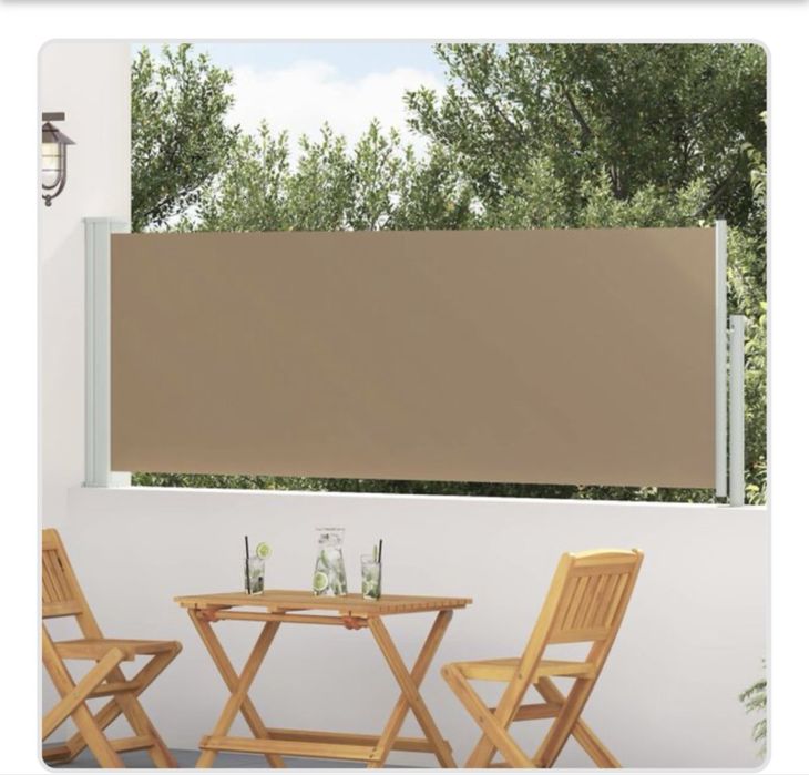Toldo Lateral Retrátil 500 x 100 cm
