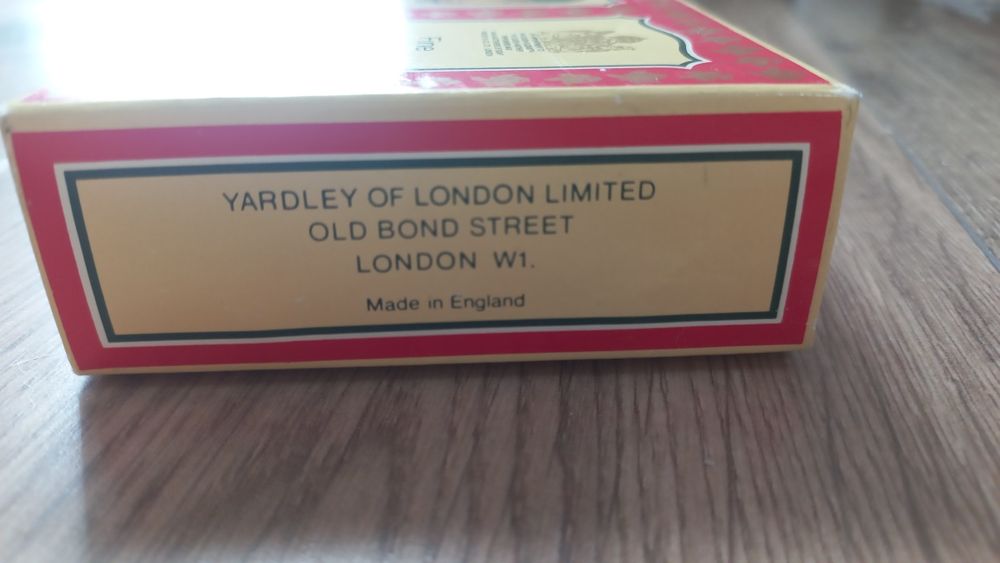 Mydło Yardley Red Roses 3x100g Nowe, zabytkowe mydło kolekcjone