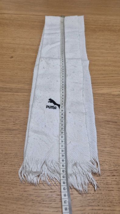 092 A szalik puma polarowy biały uniwersalny