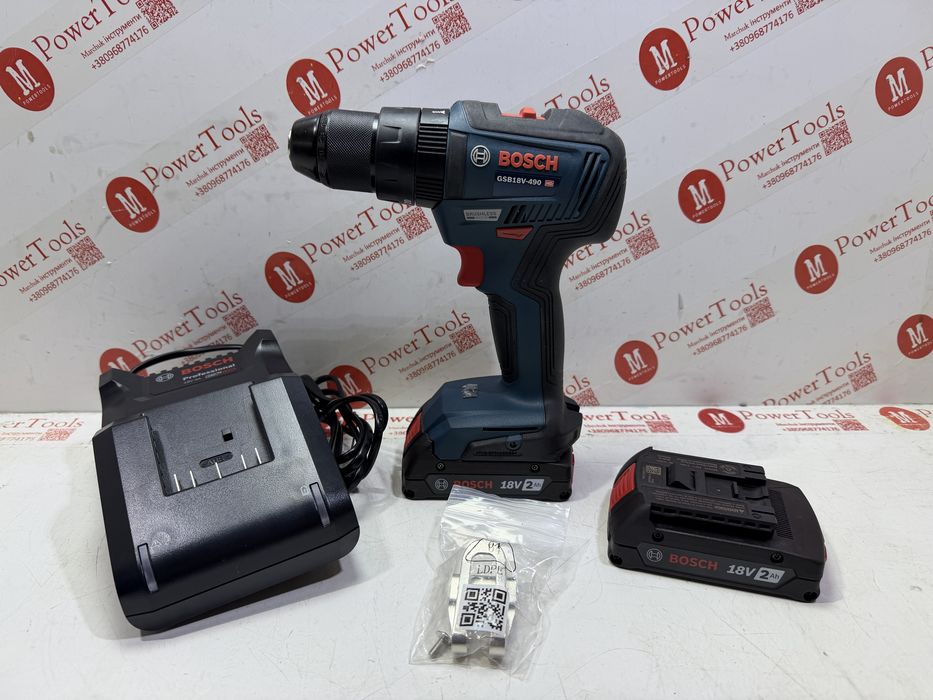 Bosch GSB 18V-490/ударний безщітковий шуруповерт бош 18в