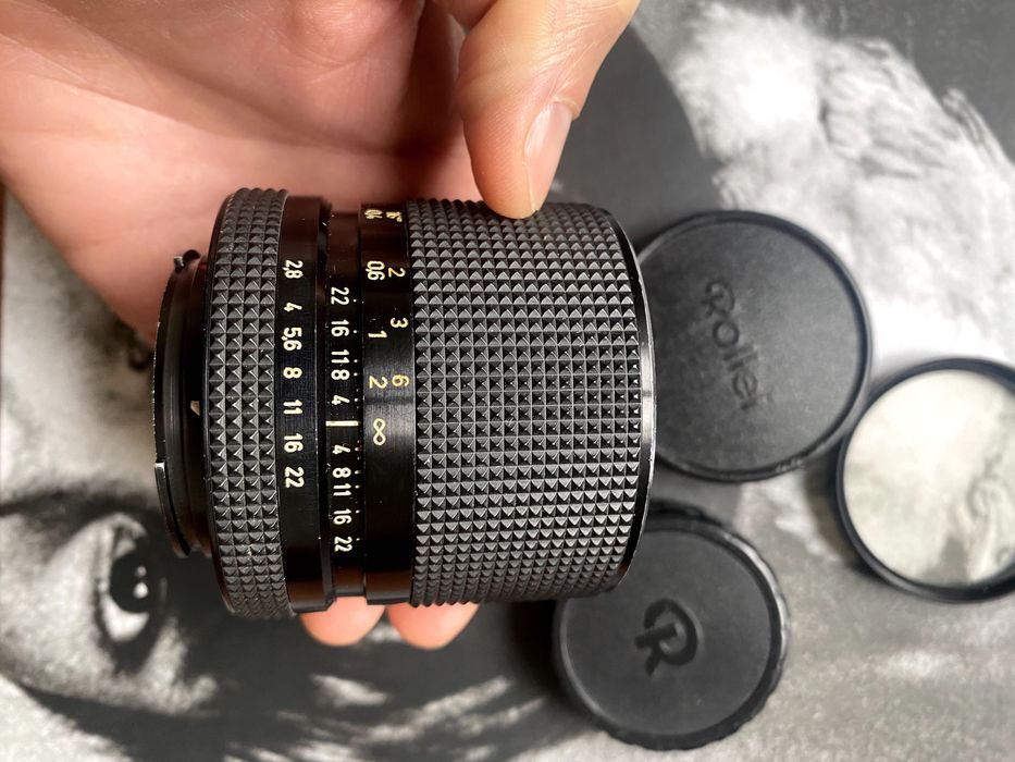 Carl Zeiss Distagon 2.8 25mm 35mm HFT Rolleiflex  Germany QBM
