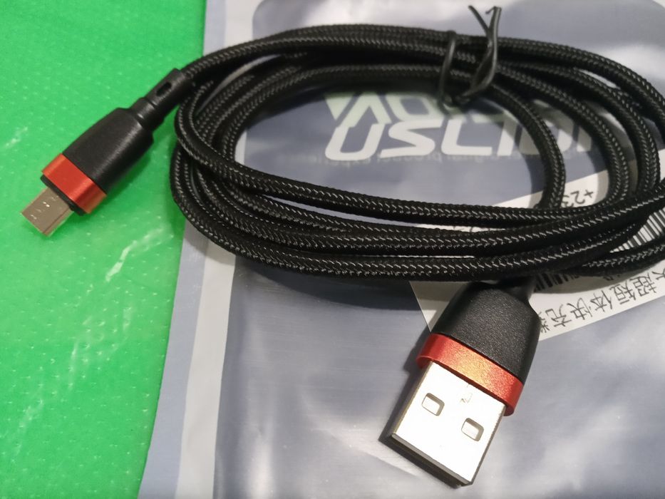 Кабель USB - micro USB 3A Быстрая зарядка