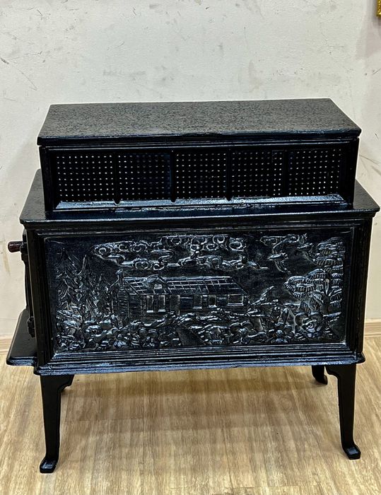 Чавунна дровʼяна піч. Обігрів.ПічКамін.