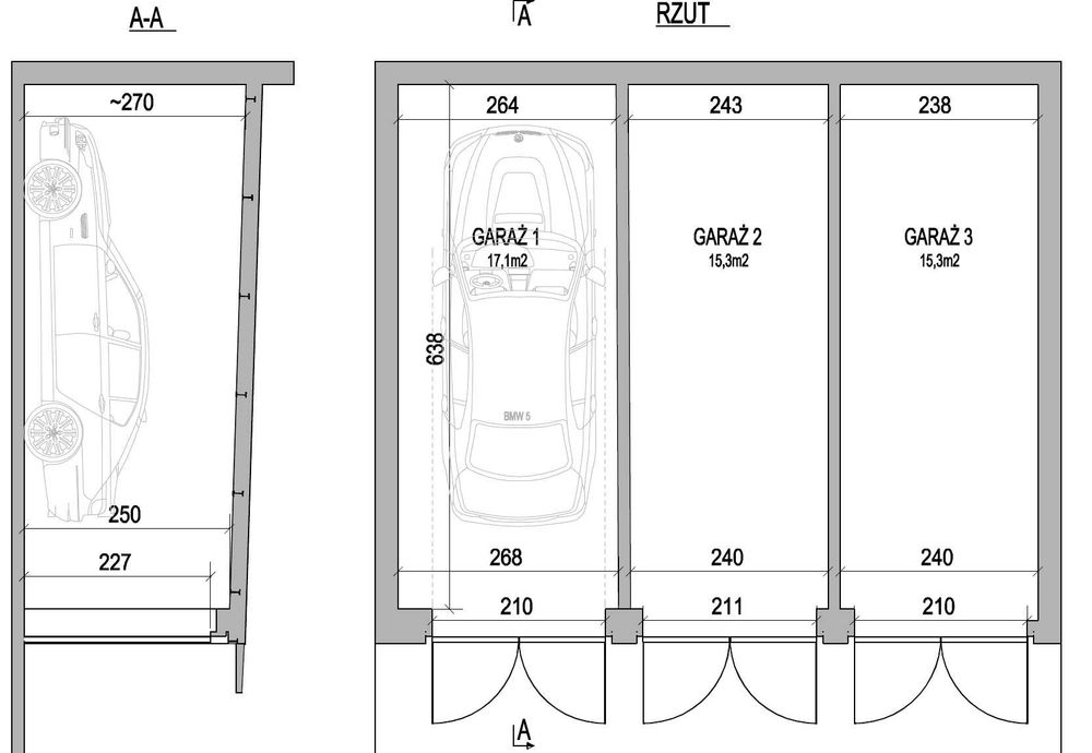 Garaż Bolesława Śmiałego 5 (oficyna)  15,3 m² - Ansicht 2