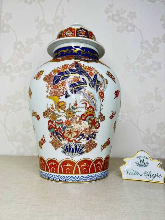 Talha Oriental Chinesa Samurai Grande 42cm Vista Alegre peça Rara