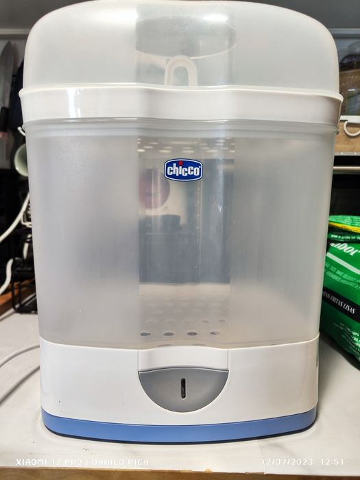 Estrelizador de biberões, chuchas e tetinas