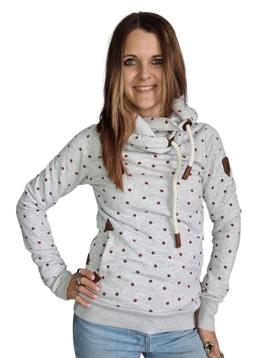 Szara bluza Naketano w biedronki rozmiar  s