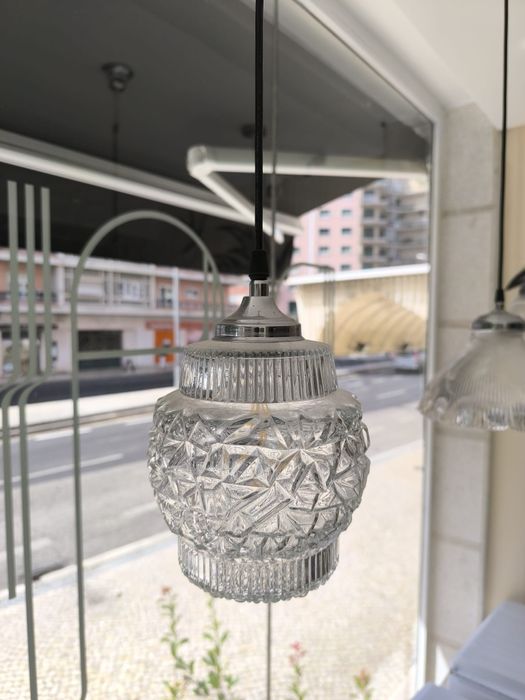 Candeiros vintage em videro