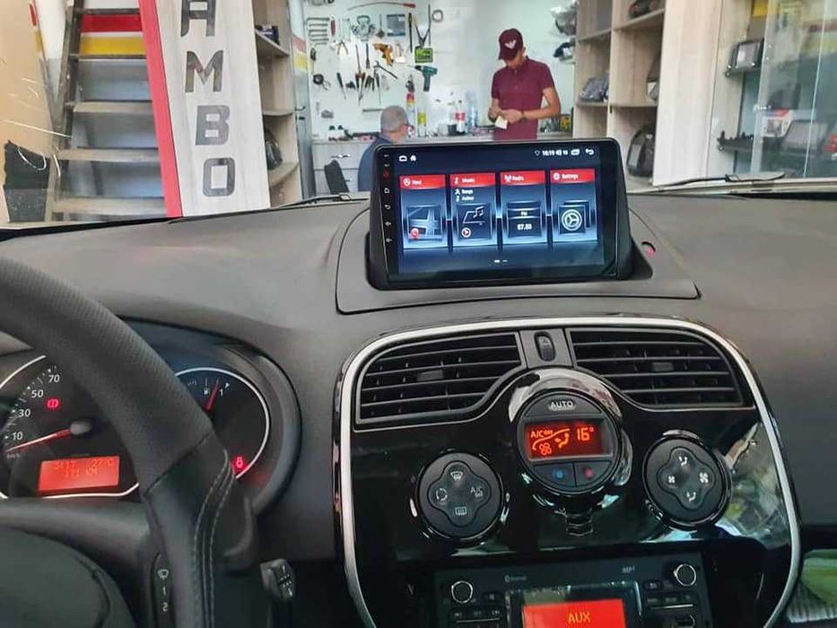 Rádio 2DIN 9" [4+64GB] • RENAULT Kangoo • (Após 2008) • Android GPS