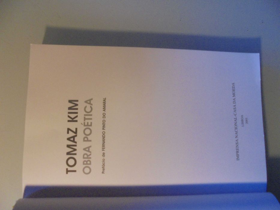 Kim (Tomaz);Obra Poética