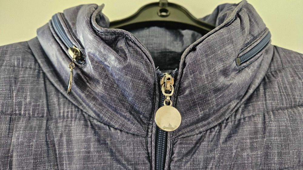 Lekka wiosenna kurtka niebieska