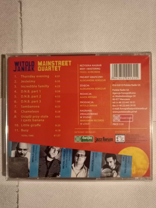 Witold Janiak Mainstreet quartet CD
