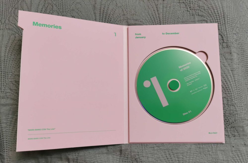 BTS Memories blu ray 2020