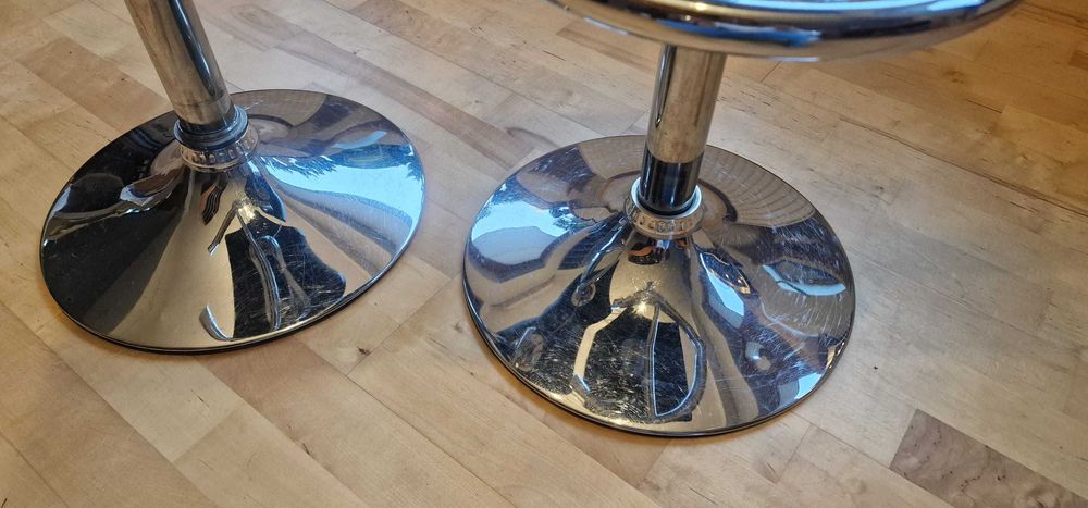 Krzesło barowe z eko skóry