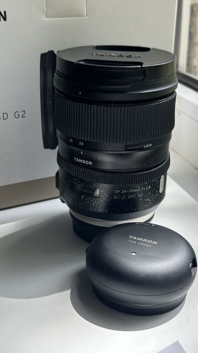 Tamron SP 24-70 F/2.8 Di VC USD G2 for Canon + Tap-in console