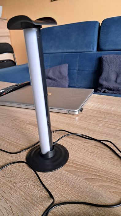 Stojak na słuchawki lampka led usb