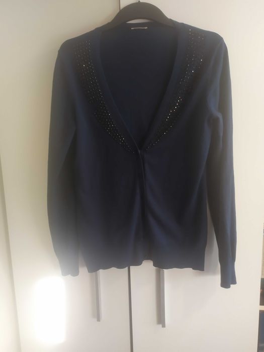 Granatowy sweterek Intimissimi,r.L, okazja!