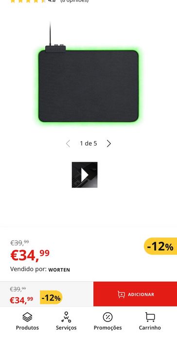 Razor gaming goliathus tapete de rato