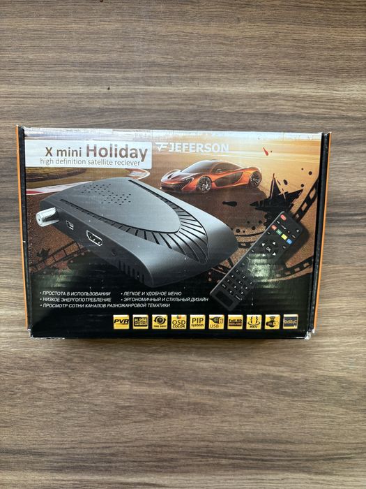 Супутниковий ресивер цифровий тюнер Jeferson X-003+ та Jeferson X mini holiday HD