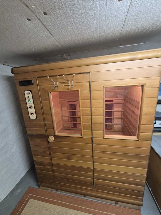 Sauna FIŃSKA+INFRARED nowy piec zewnętrzna z dachem 2w1 OGRODOWA OGRÓD