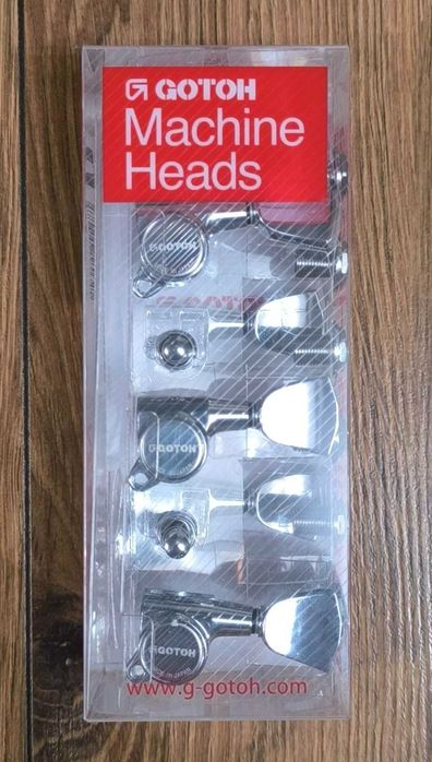 Klucze do gitary GOTOH SG381-04 CR (komplet 6 sztuk)