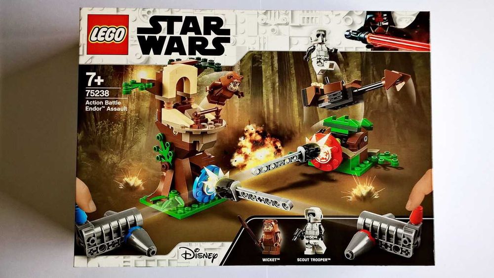 Lego Star Wars 75238 Action Battle Endor Assault selado
