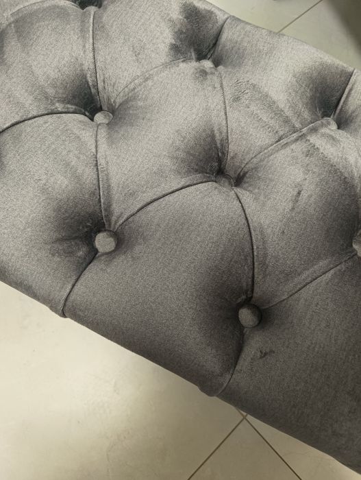 Nowa Pufa loft  na metalowych nogach WYPRZEDAŻ !