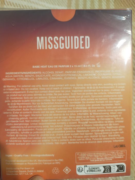 Perfumy Missguided. Bebe heat.