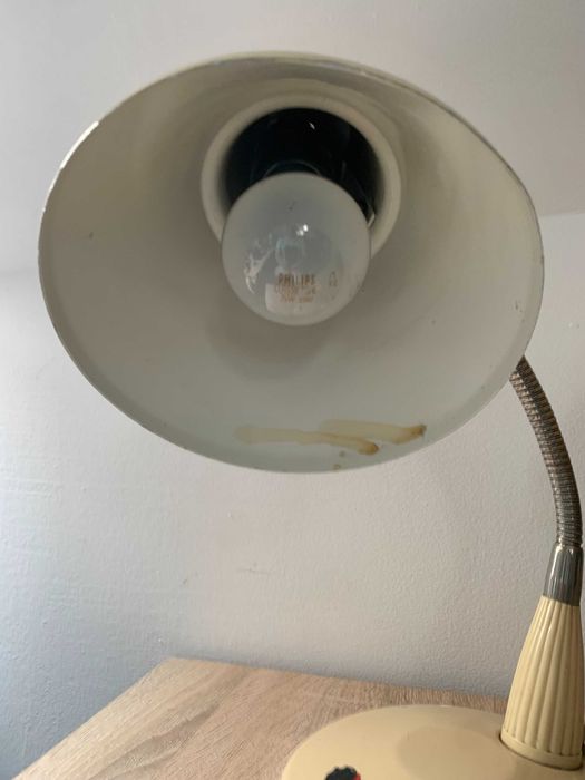 lampa biurkowa PRL, POLAM, Gałecki,