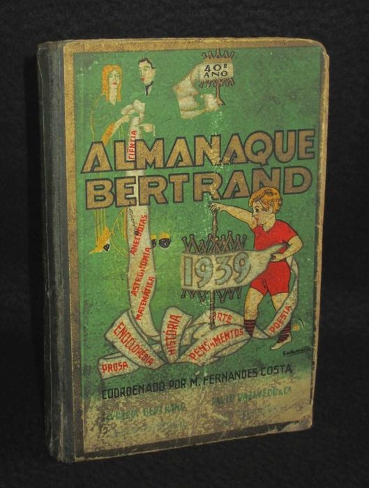 Livro Almanaque Bertrand 1939 Maria Fernandes Costa