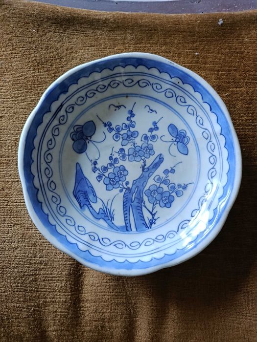Tigela Prato Porcelana Chinesa 21 cm Séc XIX 21 cm