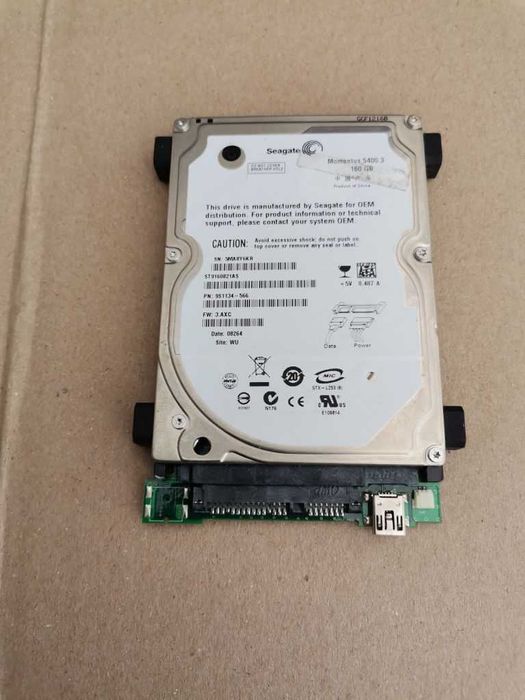Жесткий диск винчестер HDD Seagate 160GB 5400rpm 8MB ST9160821AS SATA