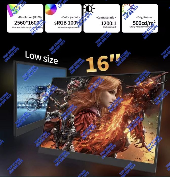 ‼️14, 16, 15.6 18.5 Безкоштовна доставка‼️ Ігровий портативний монітор