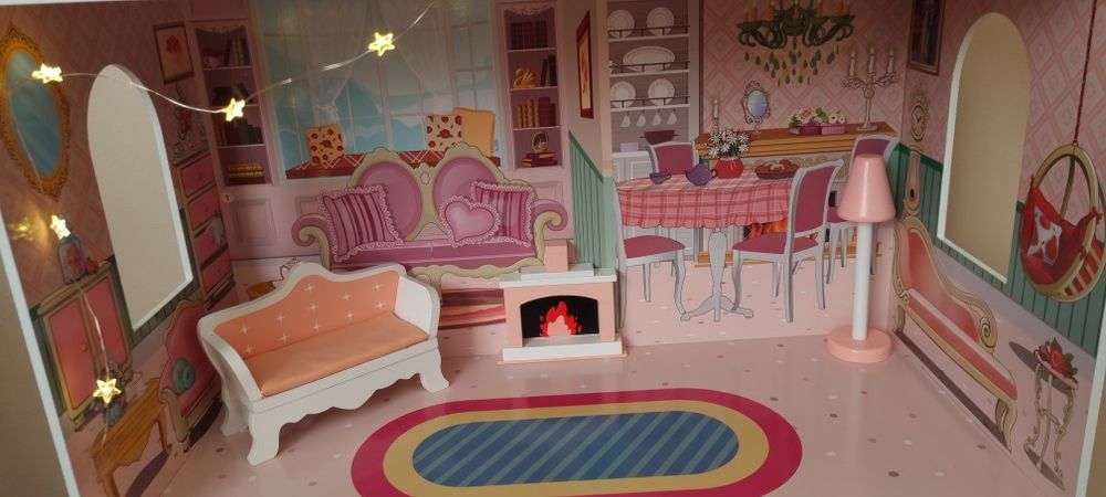 Domek dla lalek drewniany ecotoys