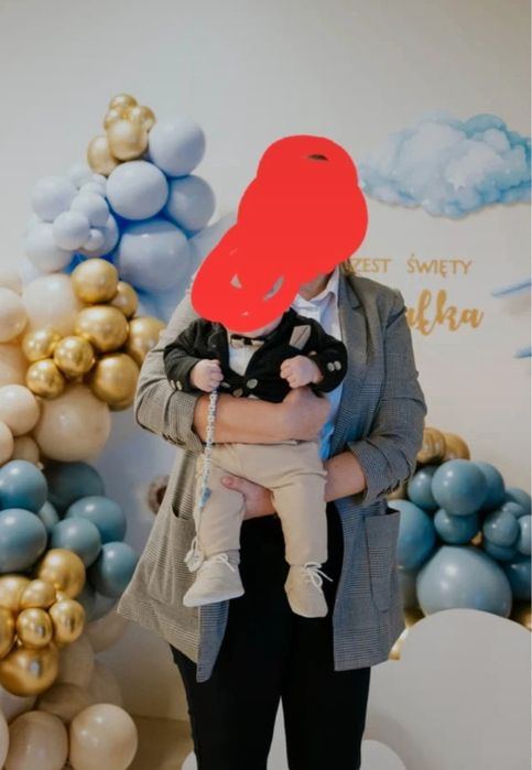 Ubranko do chrztu dla chłopca rozmiar 68