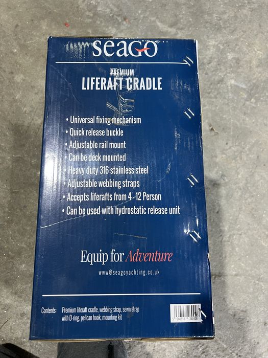 Suportes para balsas SEAGO com dispositivo de abertura automatico
