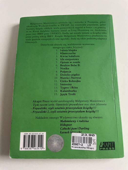 Ksiązka „ Kłamczucha”