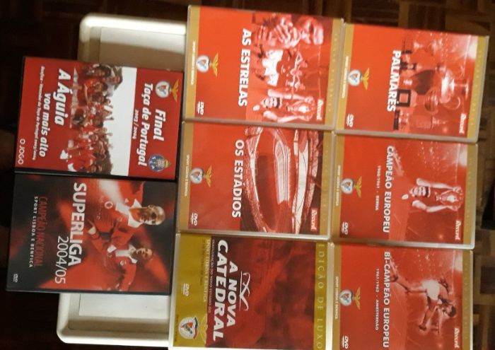 BENFICA - 8 DVD's (originais)