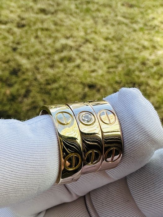 Золотые кольца cartier 585
