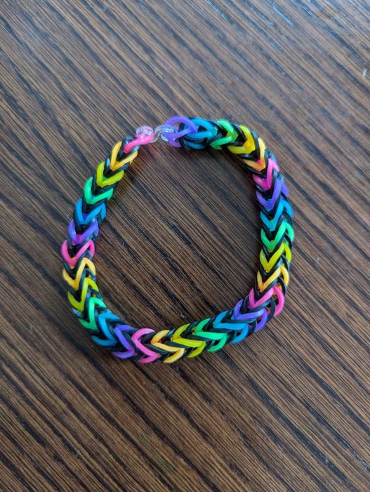 Bransoletka z gumek - handmade