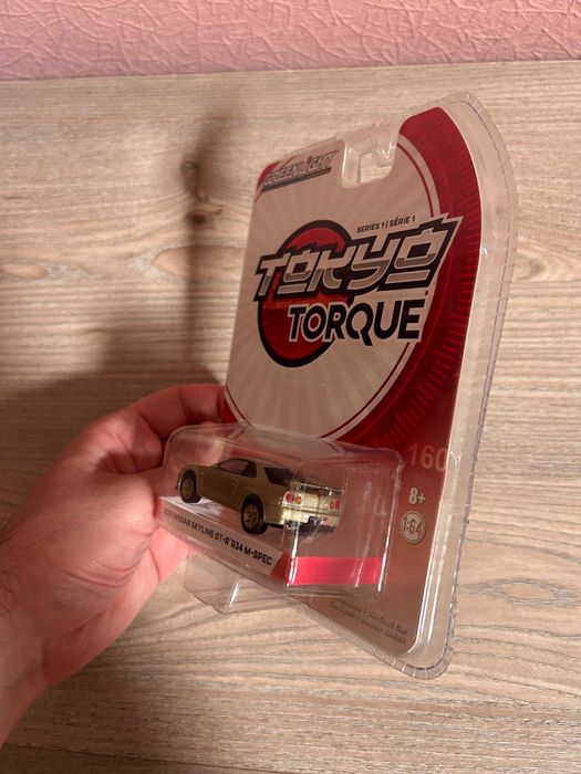 Nissan Skyline GT-R R34 Blue Gold Greenlight Hot Wheels Skyline Black