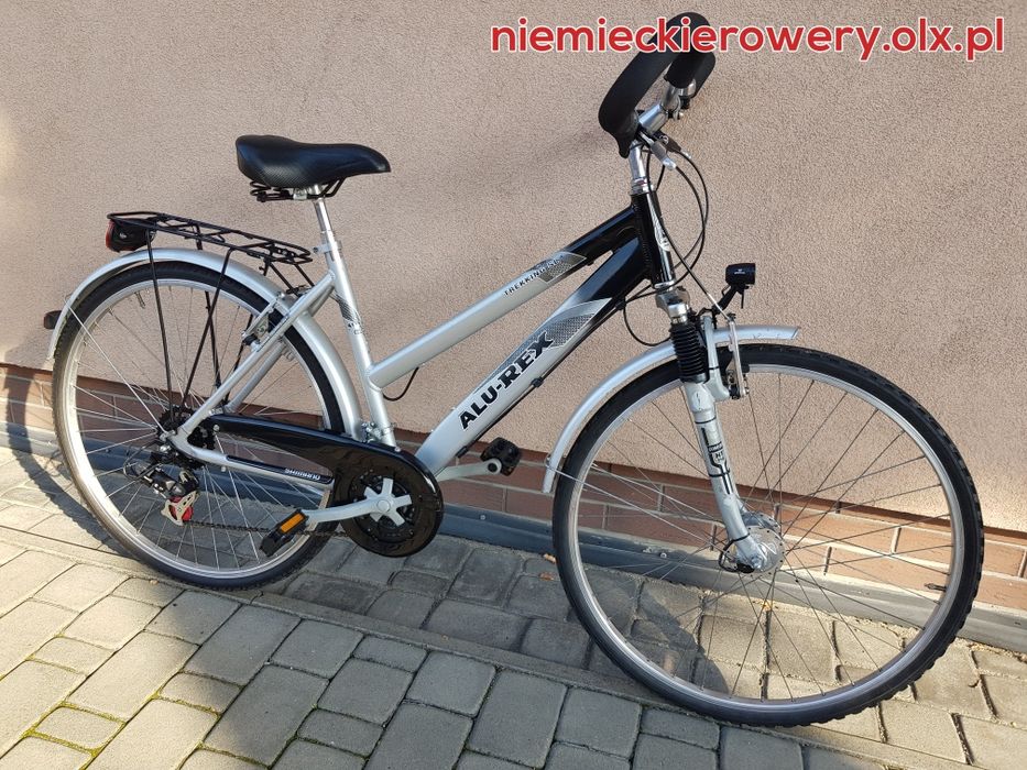 Rower damski damka trekkingowa ALU-REX koła 28 SHIMANO ALUMINIUM rabat