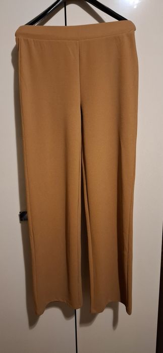 Szerokie spodnie wysoki stan 36 38 s m