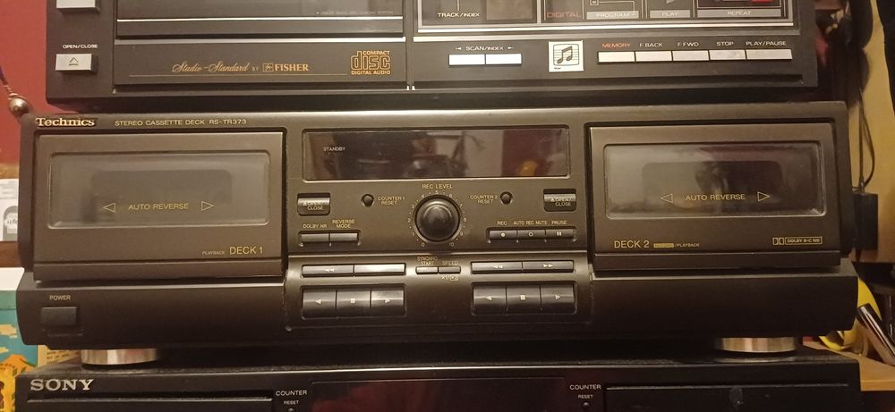 Deck technics stereo cassette deck RS-TR373