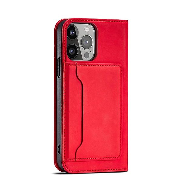 Magnet Card Case etui Samsung Galaxy S23 Ultra pokrowiec z klapką port