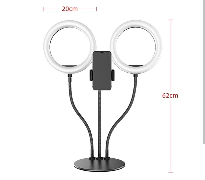 2x Led Ring z uchwytem TIK-TOK Lampa Pierścieniowa Niekursko • OLX.pl