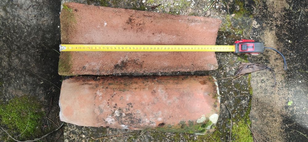 Telha Canudo usada e antiga