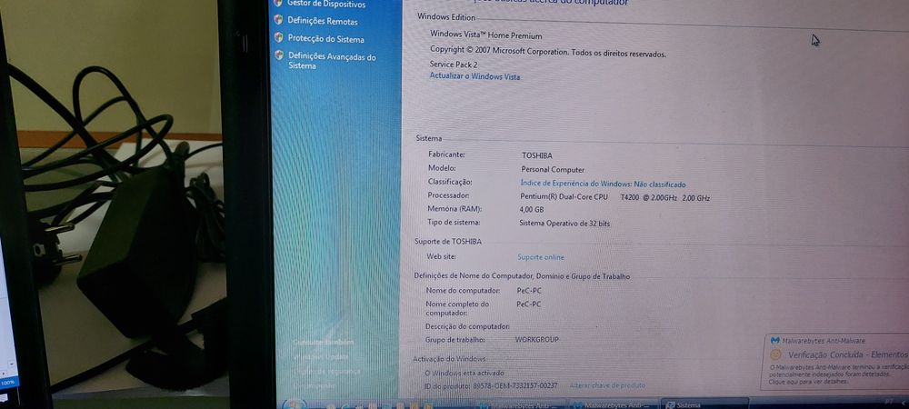 PC Portátil TOSHIBA L500 13W