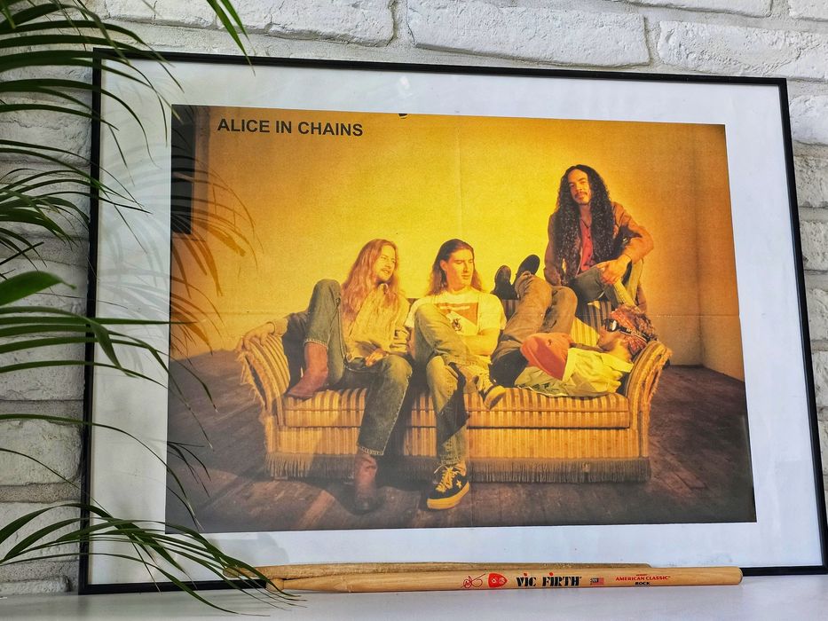 UNIKAT! Duży plakat ALICE IN CHAINS z 1996 r. - Format A2 (55 x 40 cm)